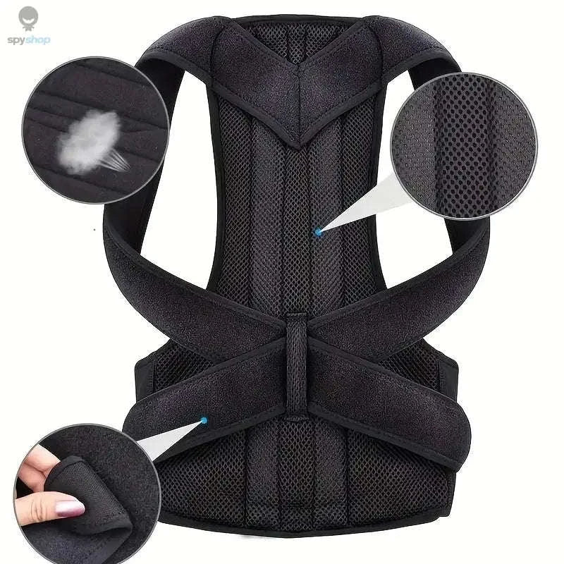 Adjustable Wearable Garment for Back Alignment & Body Awareness-M (40-50KG)