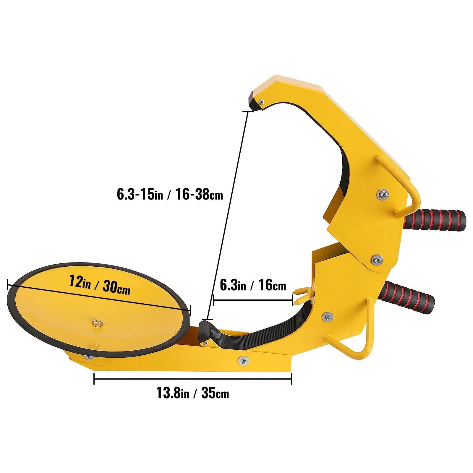 Adjustable Wheel Lock Clamp for Trailers and Cars-1 pc / United States