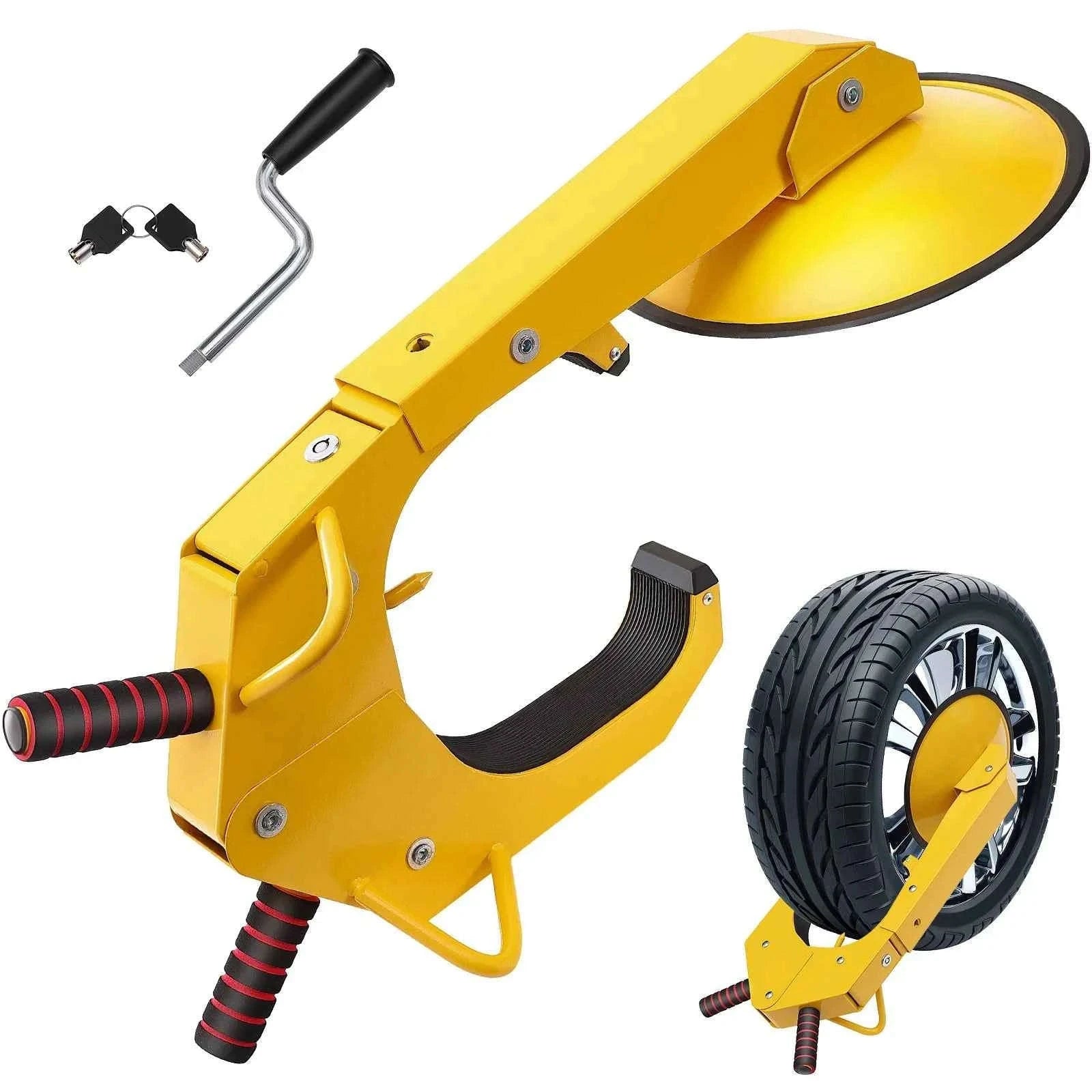 Adjustable Wheel Lock Clamp for Trailers and Cars-1 pc / United States
