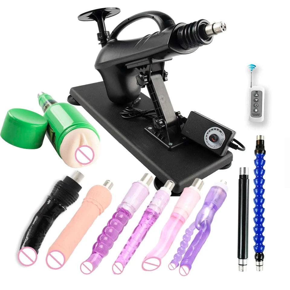 Adjustable Wireless Control Intimate Machine with Remote Speed Control-7 Accessories / Poland
