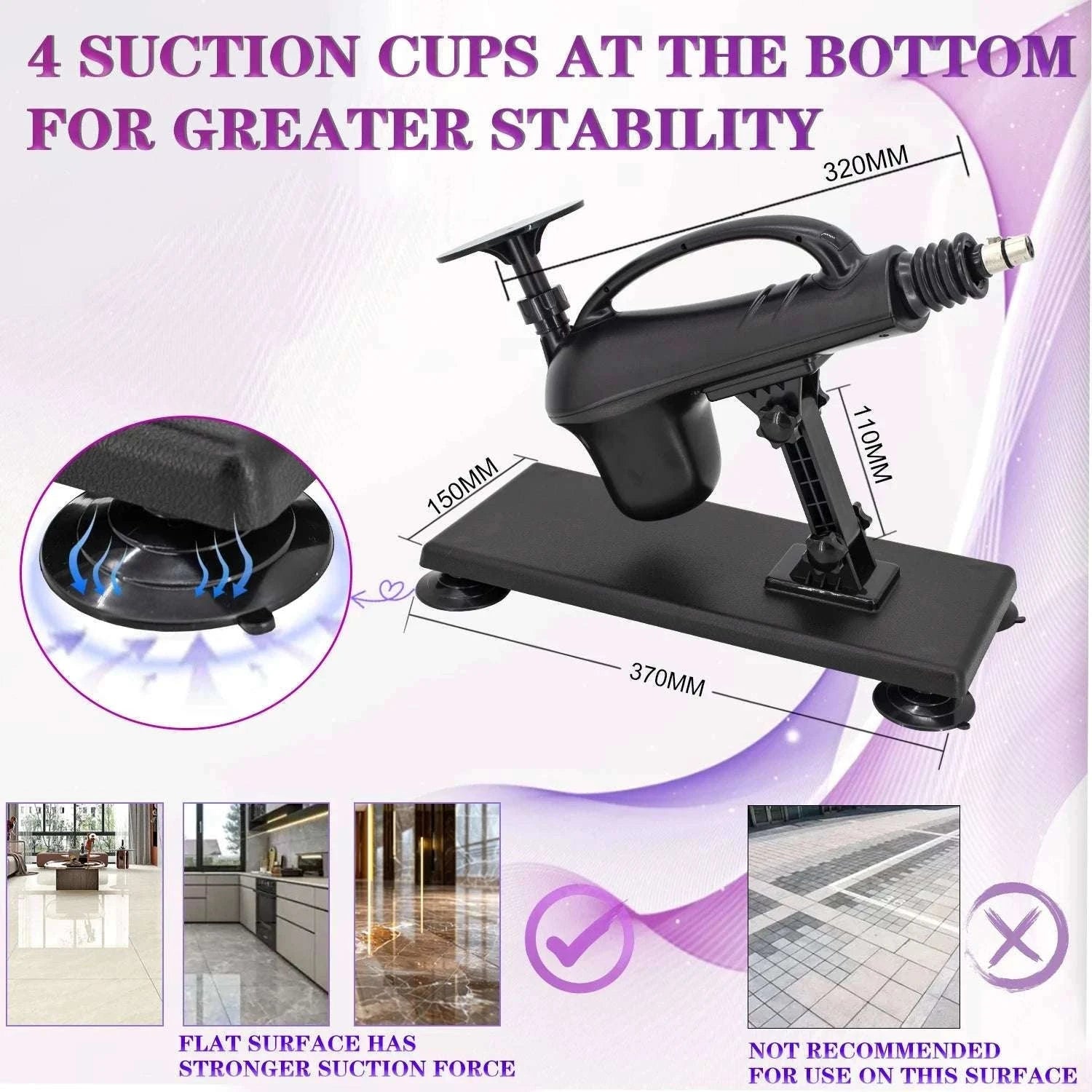 Adjustable Wireless Control Intimate Machine with Remote Speed Control-7 Accessories / Poland