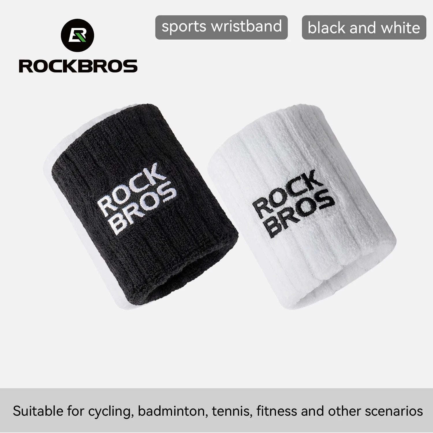 Adjustable Wrist Support Sweatband for Sports and Daily Training-1pcs white