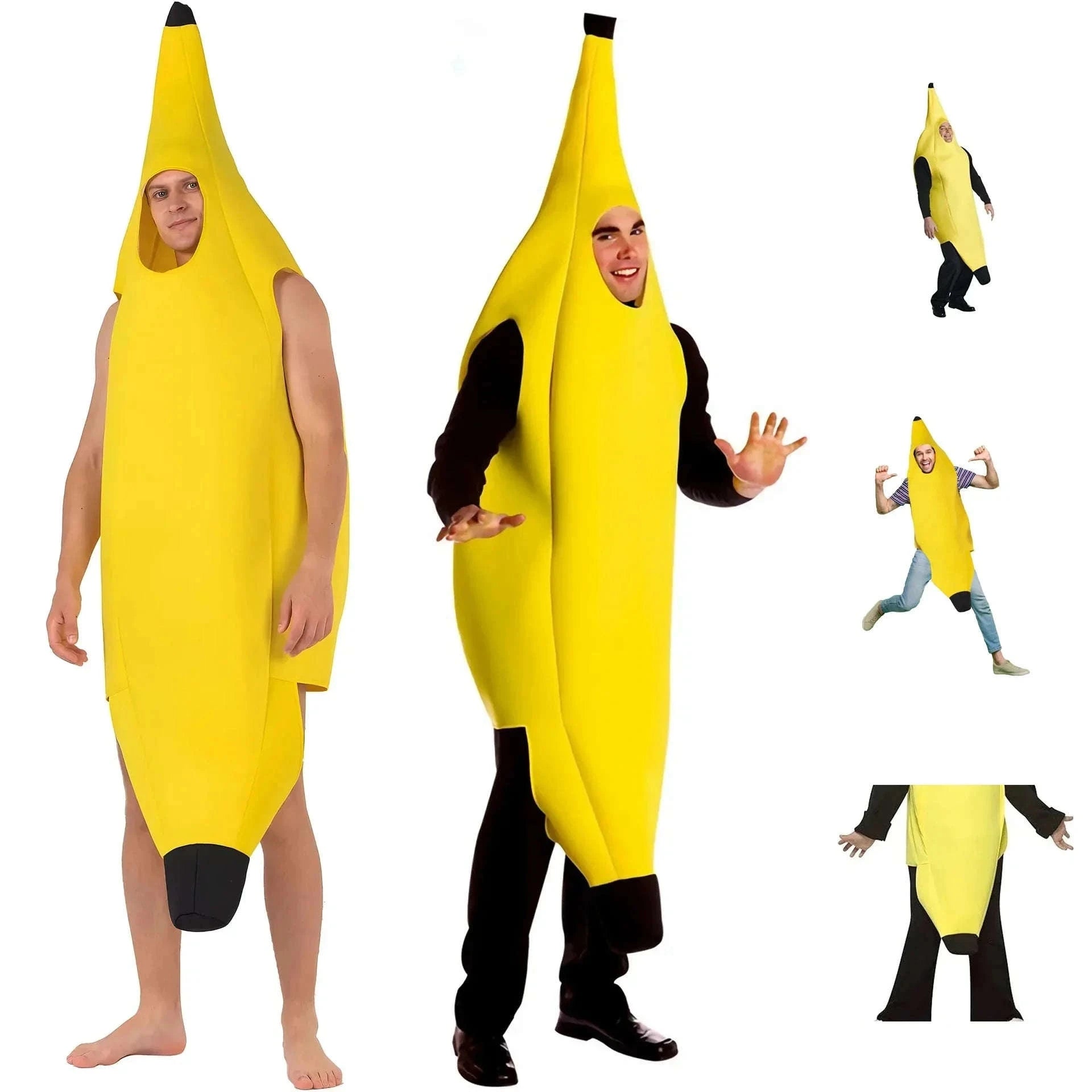Adult Banana Costume for Parties and Cosplay-10PCS / Adult