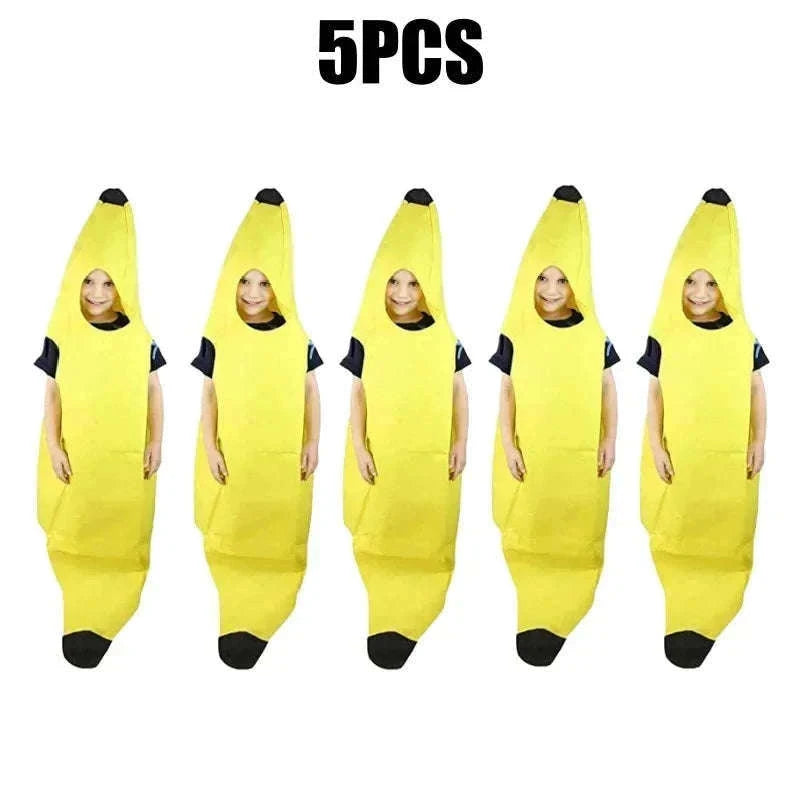 Adult Banana Costume for Parties and Cosplay-10PCS / Adult