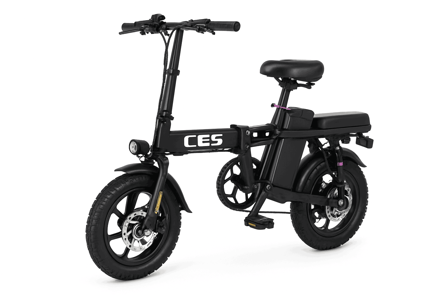 Adults Folding Electric Bike 500W 48V 15Ah 14 Inch-15AH Black / United States