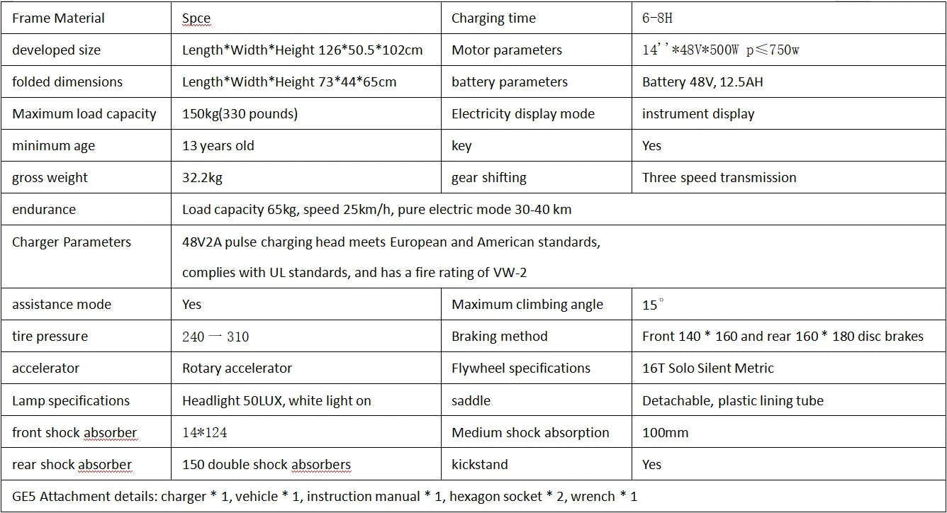Adults Folding Electric Bike 500W 48V 15Ah 14 Inch-15AH Black / United States