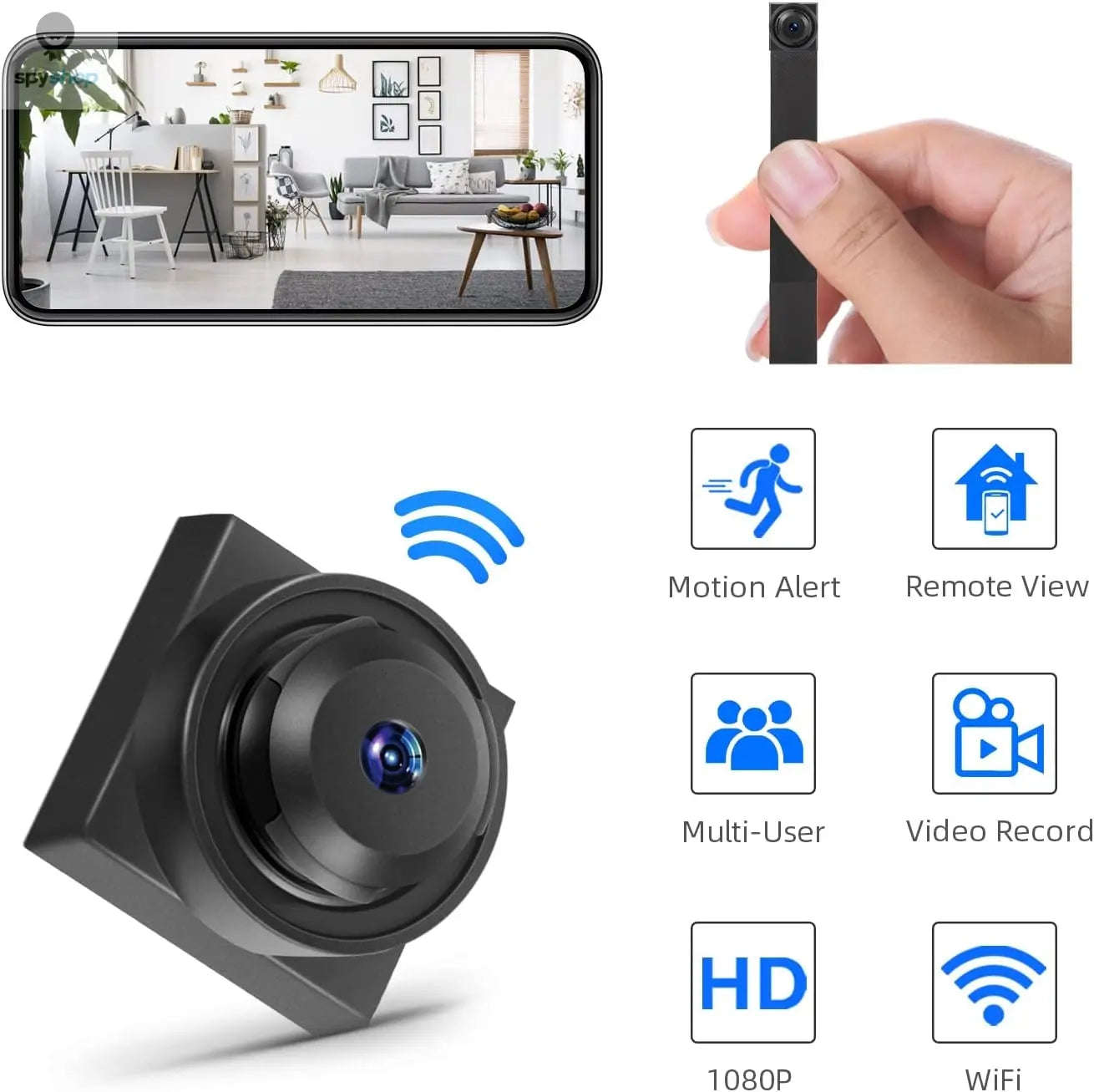 Advanced HD Security Camera with Real-Time Recording & Remote Access-Default Title