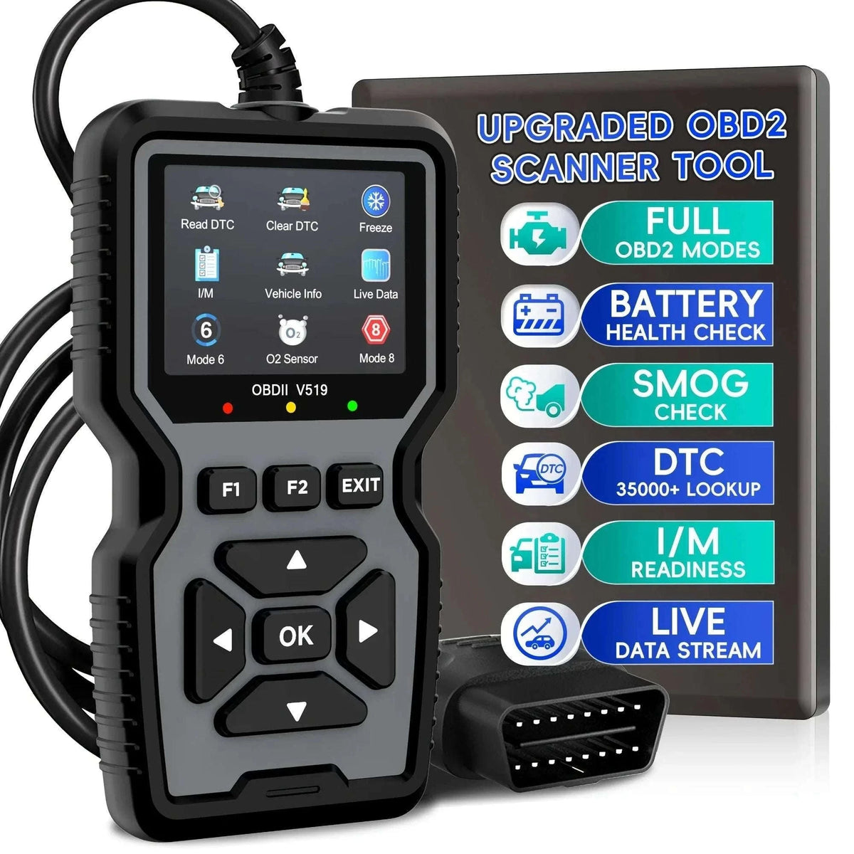 Advanced OBD2 Scanning Diagnostic Tool-orange
