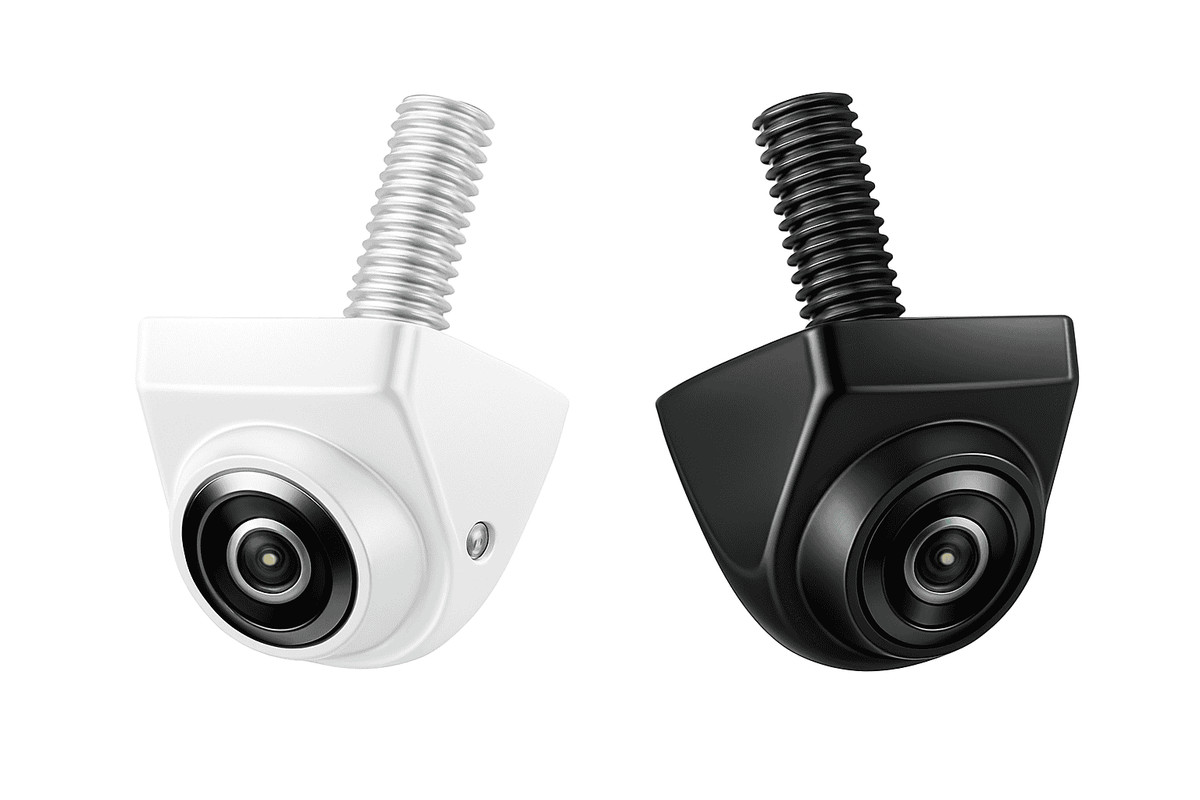 AHD 1080P CVBS Car Rear View Camera 170° Night Vision IP68 Waterproof-D-AHD 720P-White