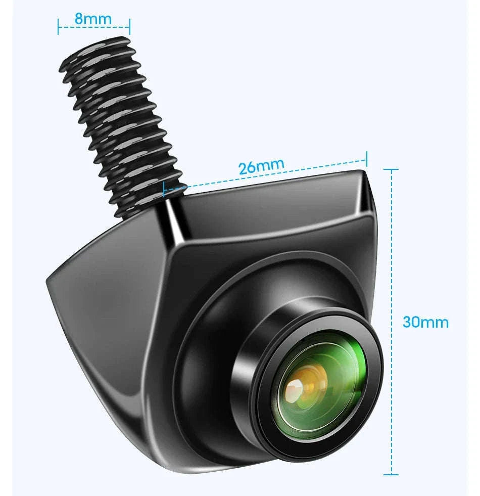 AHD 1080P CVBS Car Rear View Camera 170° Night Vision IP68 Waterproof-D-AHD 720P-White