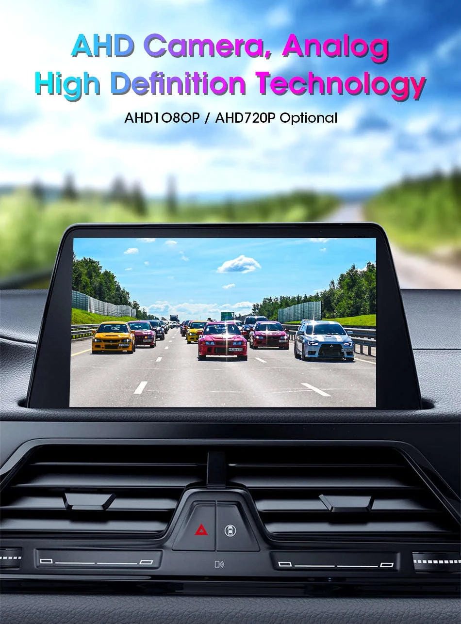 AHD 1080P CVBS Car Rear View Camera 170° Night Vision IP68 Waterproof-D-AHD 720P-White