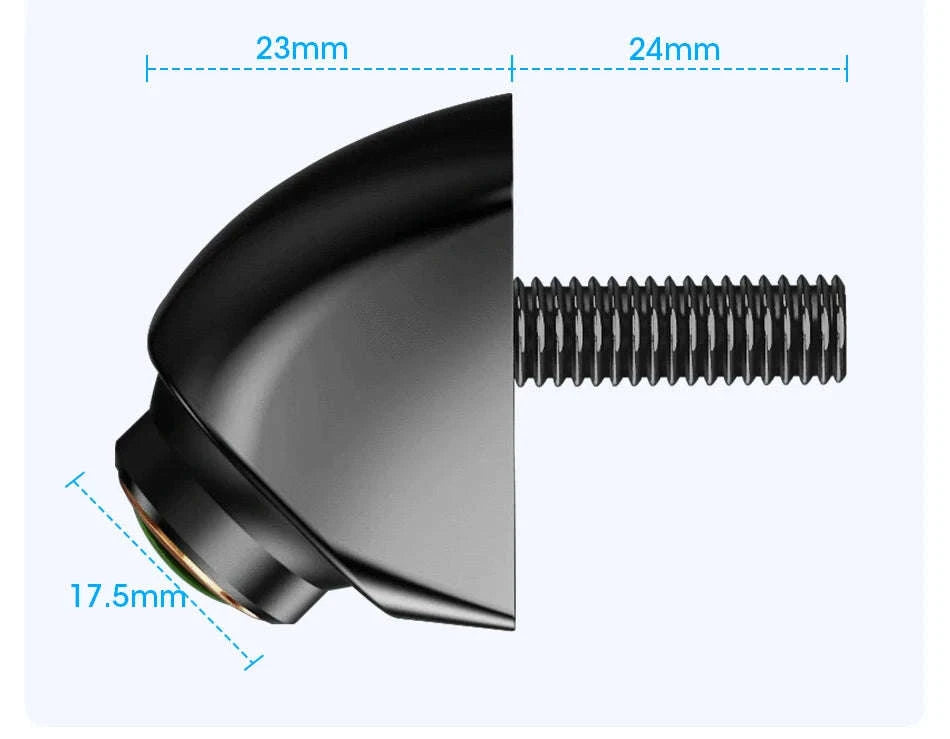 AHD 1080P CVBS Car Rear View Camera 170° Night Vision IP68 Waterproof-D-AHD 720P-White