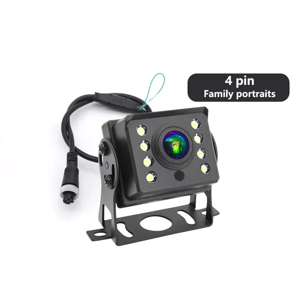 AHD 1080P Truck Rear View Camera with 8 LED Night Vision Waterproof-GRAY