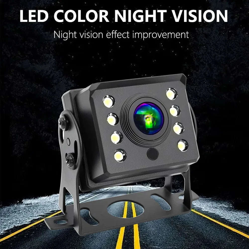 AHD 1080P Truck Rear View Camera with 8 LED Night Vision Waterproof-GRAY