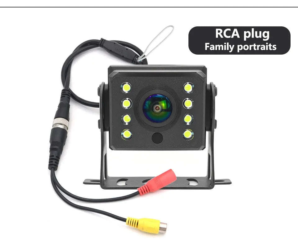AHD 1080P Truck Rear View Camera with 8 LED Night Vision Waterproof-GRAY