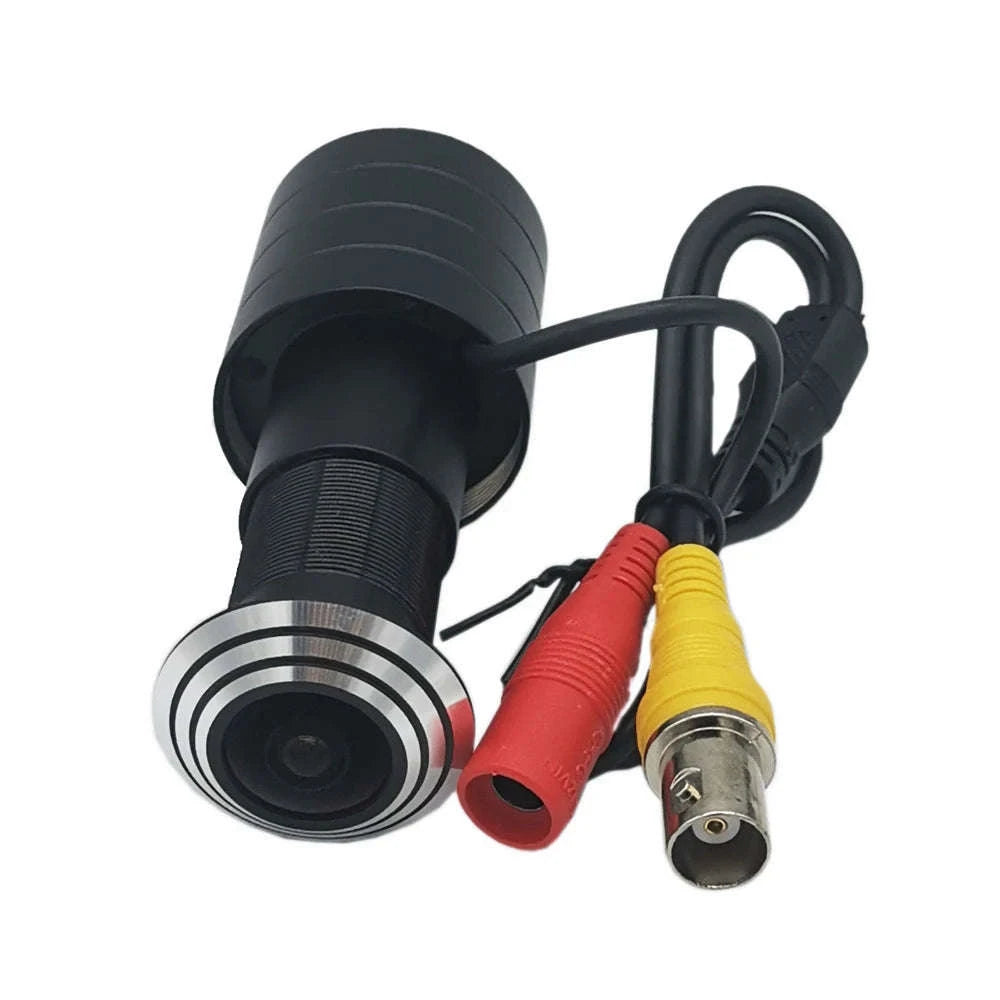 AHD Door Camera Kit with 1080p Fisheye Peephole and 7-Inch IPS Monitor-Only CVBS Camera / US Plug / PAL