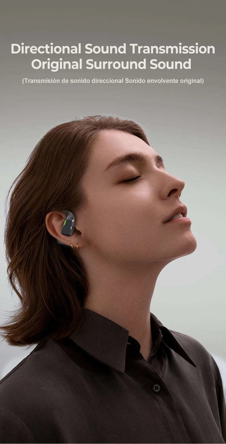 AI Earphone Translator Erazer XP6 Bluetooth Earphones-black AI Chat / China Mainland