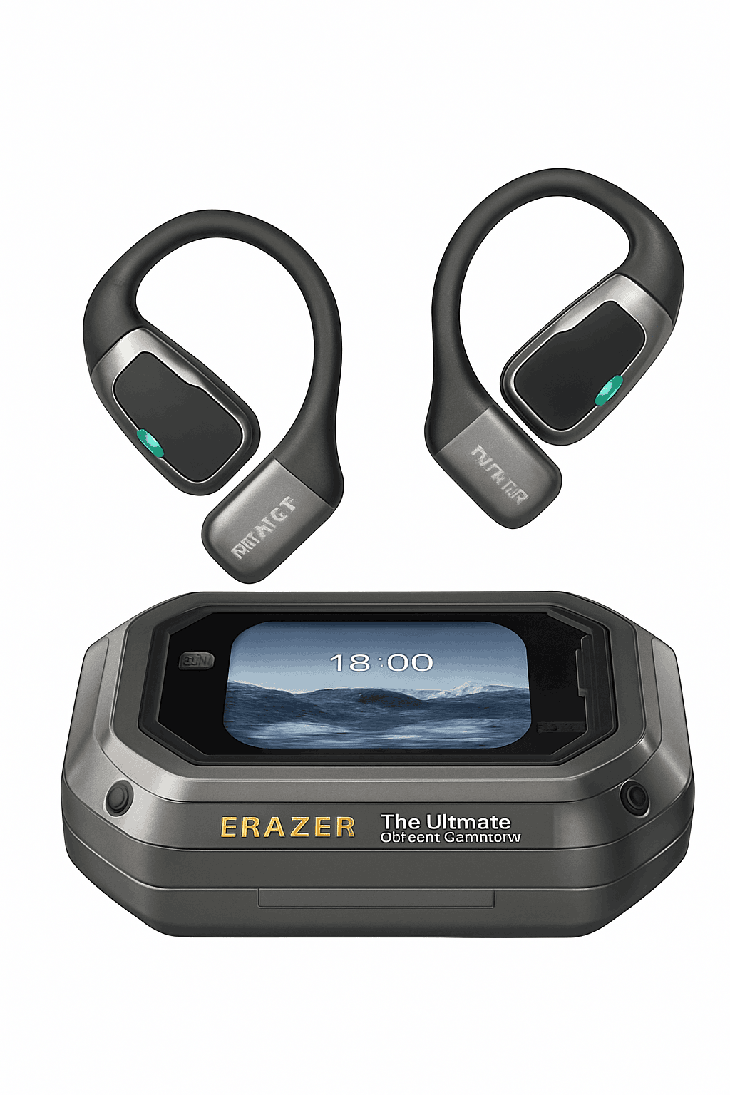 AI Earphone Translator Erazer XP6 Bluetooth Earphones-black AI Chat / China Mainland