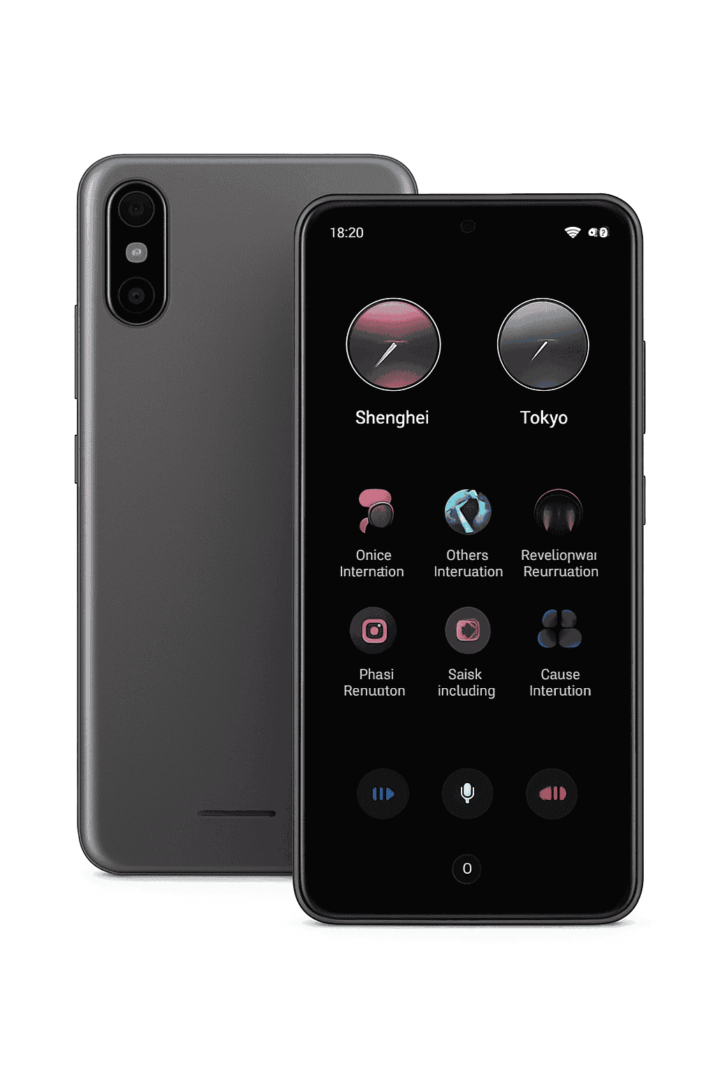 AI Language Translator Device with Real-Time Voice & Photo Translation-Gray / China Mainland