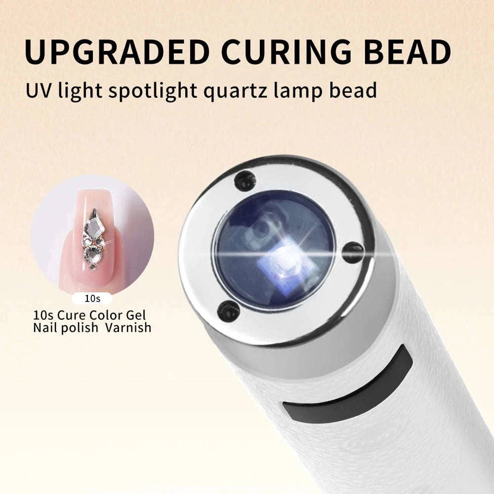 Ai Sensor Nail Lamp – Rechargeable UV LED Mini Nail Dryer-G1 Orange