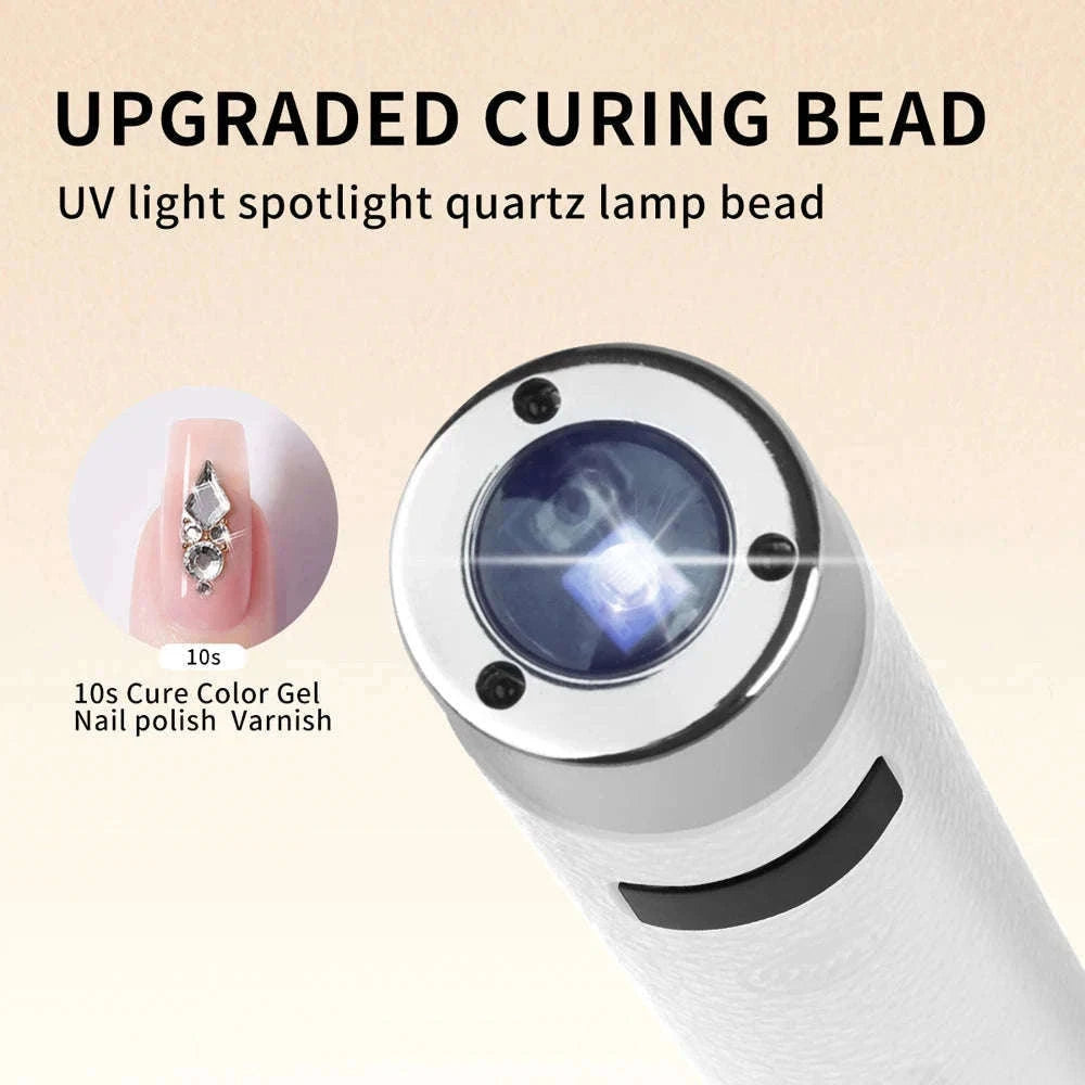 Ai Sensor Nail Lamp – Rechargeable UV LED Mini Nail Dryer-G1 Orange
