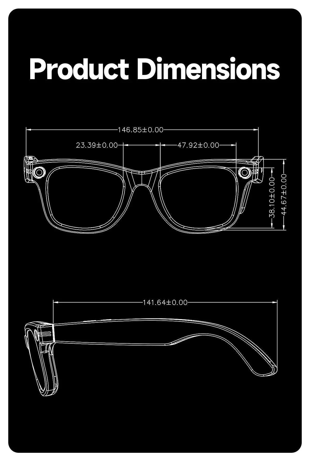 AI Smart Glasses with Camera, Calls, Music & Translation-Red coating