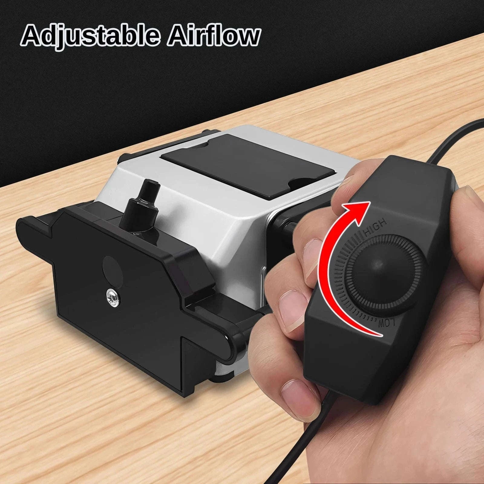 Air Assist Compressor DC 24V Adjustable 10-30 L/Min for Laser Cutter and Engraver-LT-AP-MP56-EU Plug / China Mainland
