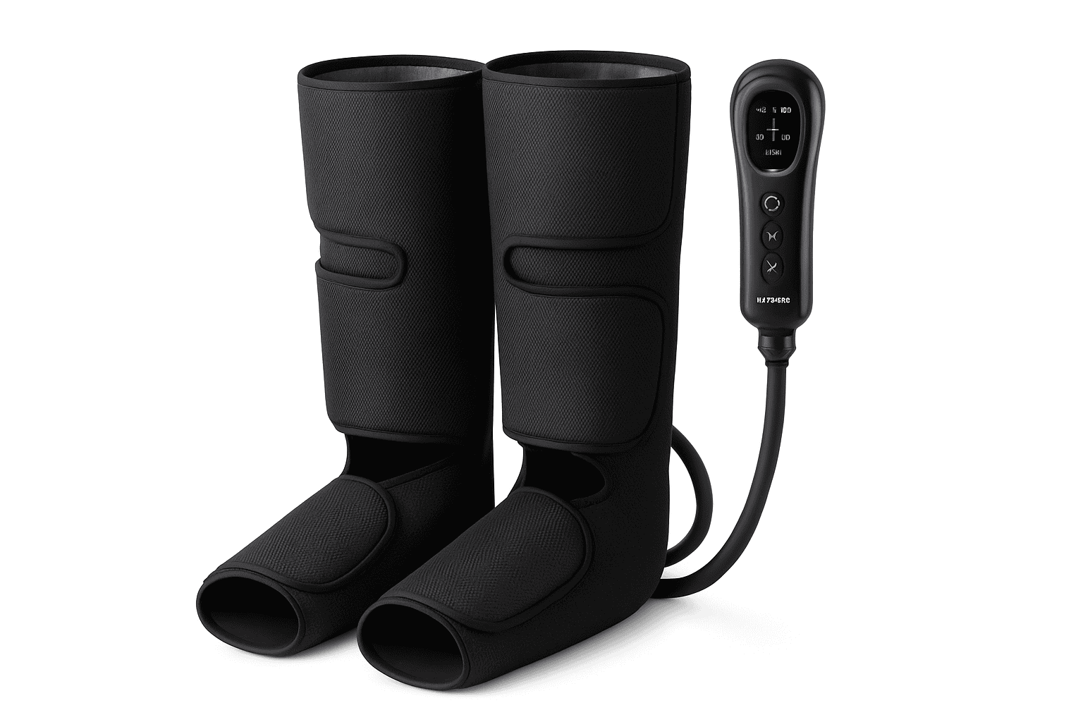 Air Compression Leg Massager for Calf and Foot Relief-GRAY / United States / US Plug