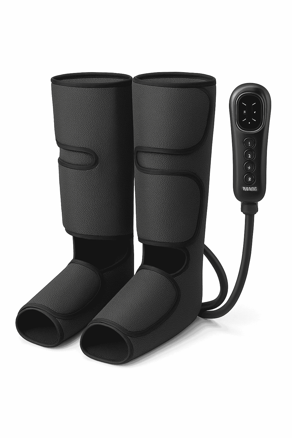 Air Compression Leg Massager for Calf and Foot Relief-GRAY / United States / US Plug