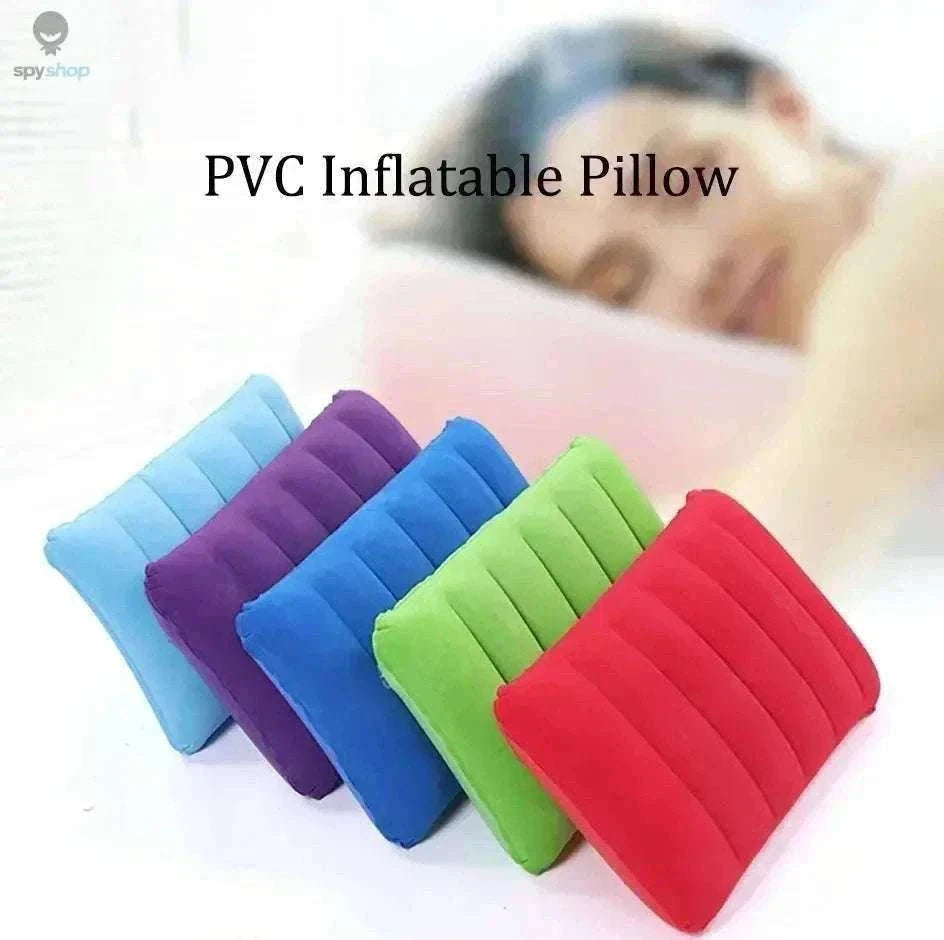 Air Cushion Camping Pillow for Travel and Outdoor Rest-1pc-red