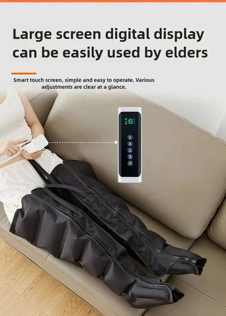 Air Pressure Leg Massager for Calf and Foot Relief-Short / US Plug