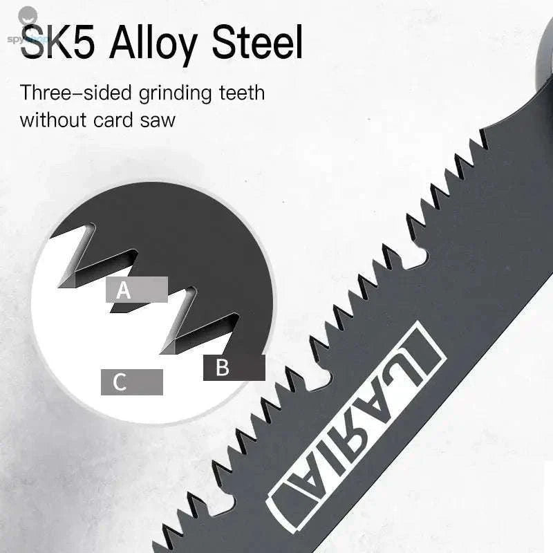 AIRAJ Folding Saw with Fine-Tooth Precision for Clean Cuts-100mm-199mm