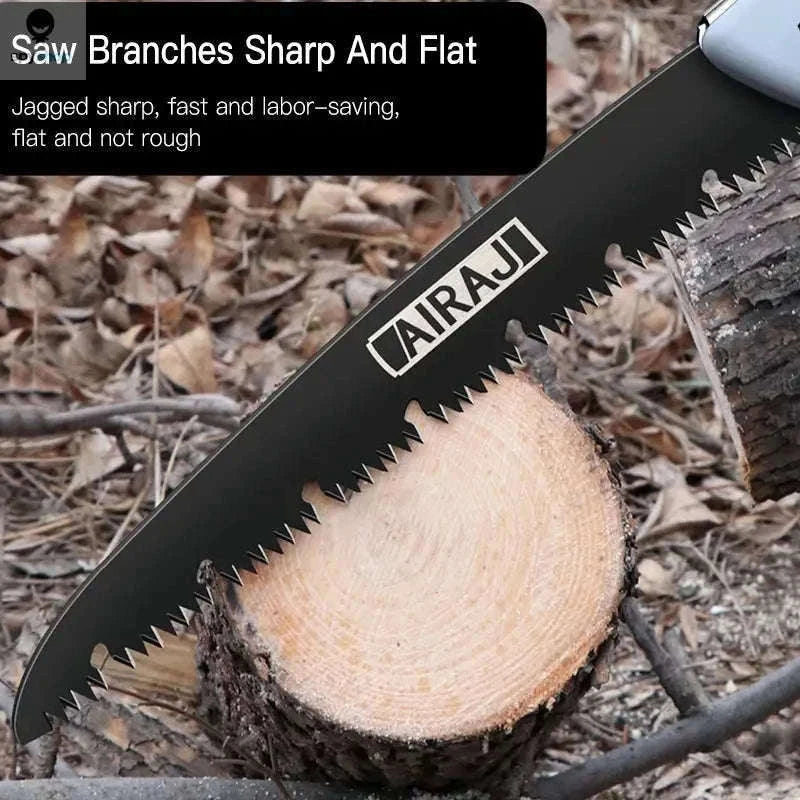 AIRAJ Folding Saw with Fine-Tooth Precision for Clean Cuts-100mm-199mm