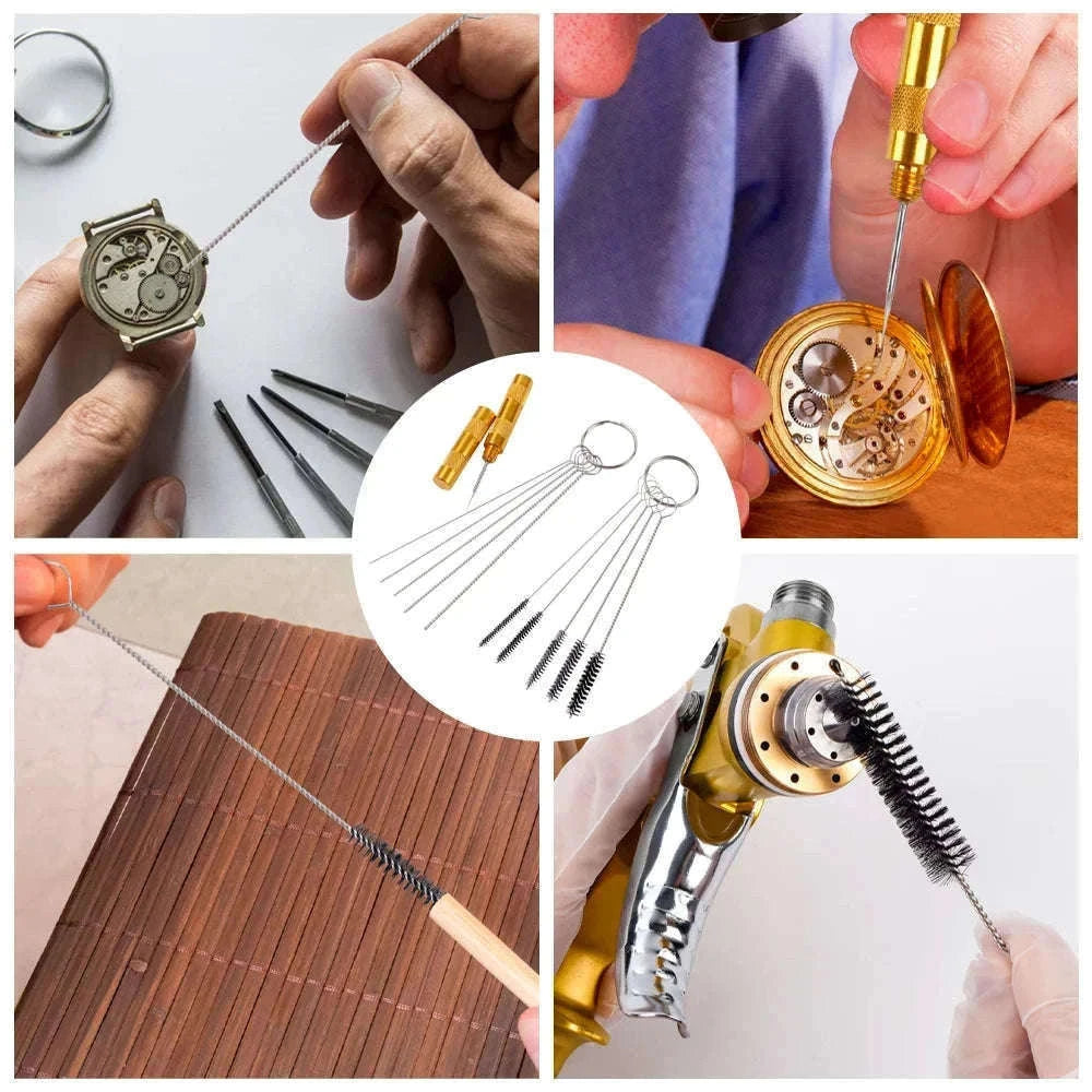 Airbrush Spray Gun Nozzle Cleaning Kit for Precision Care-B STYLE