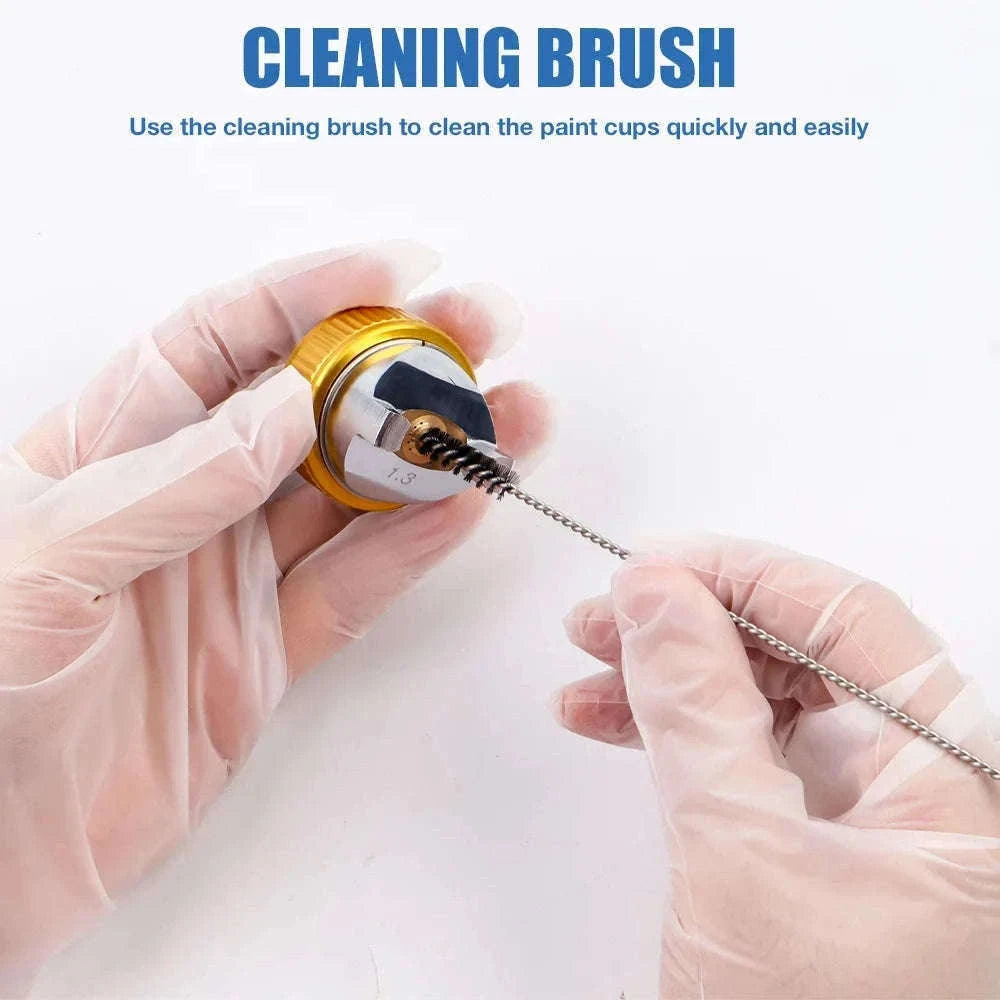 Airbrush Spray Gun Nozzle Cleaning Kit for Precision Care-B STYLE