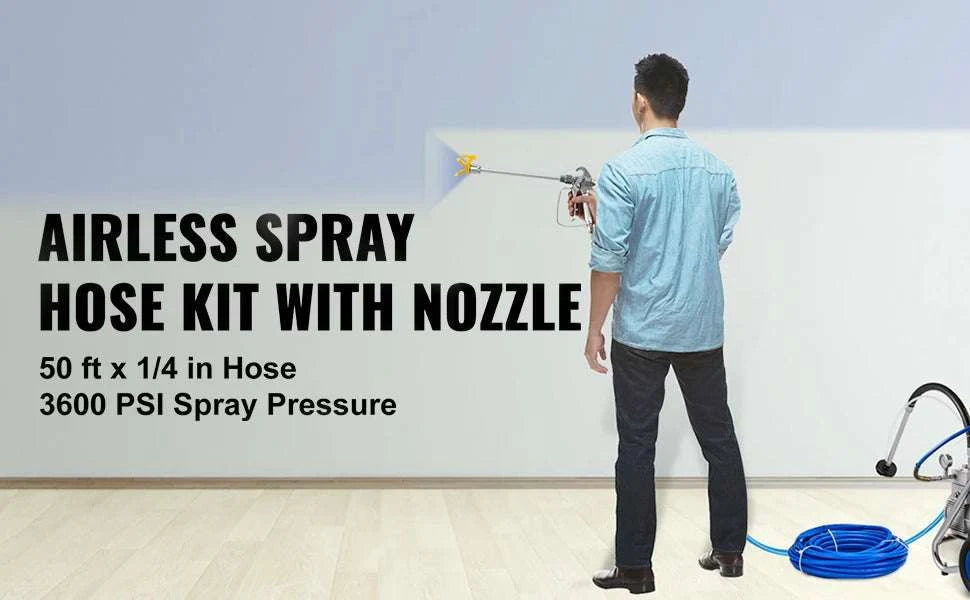 Airless Paint Spray Hose Kit 50ft 3600 PSI with 517 Tip & Rod-50ft / CZECH REPUBLIC
