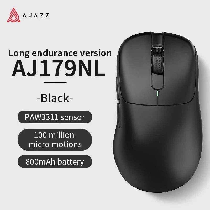 AJAZZ AJ179 PRO Ergonomic Wireless Gaming Mouse-AJ179P MC-Black