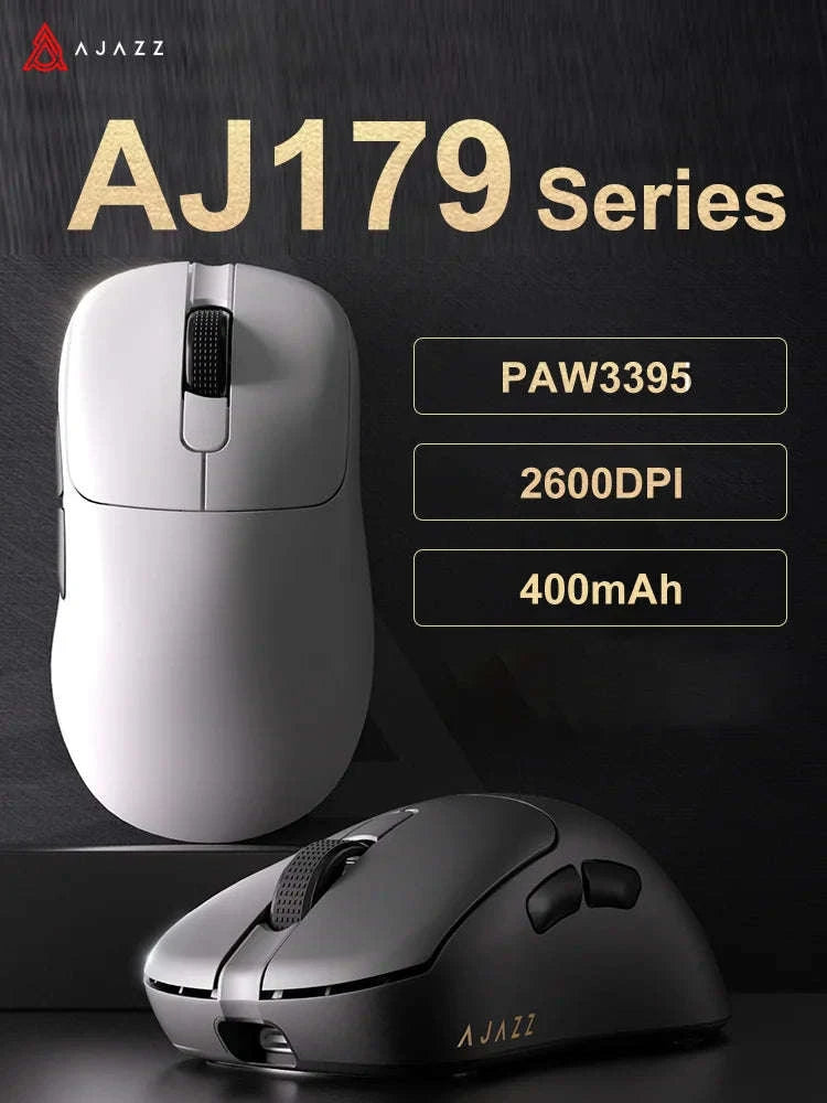 AJAZZ AJ179 PRO Ergonomic Wireless Gaming Mouse-AJ179P MC-Black
