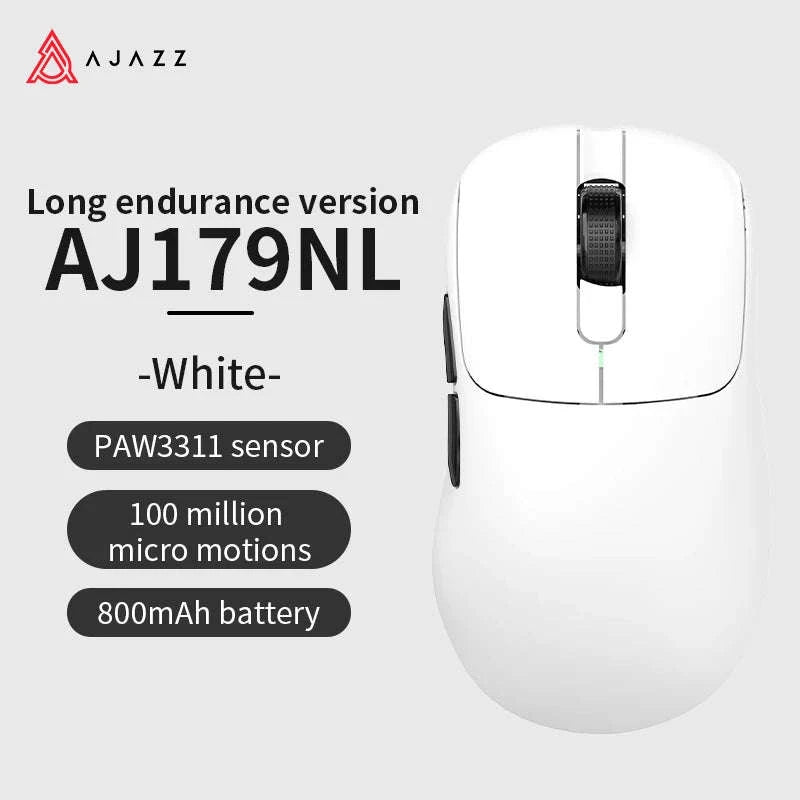 AJAZZ AJ179 PRO Ergonomic Wireless Gaming Mouse-AJ179P MC-Black