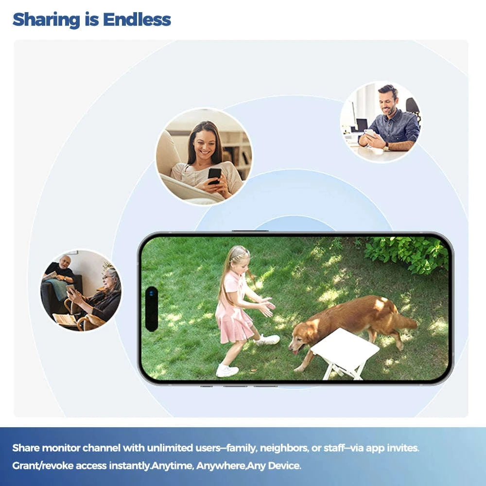 Alevio Outdoor Solar Wireless Security Camera 4MP IP67-Black n 64G / CHINA