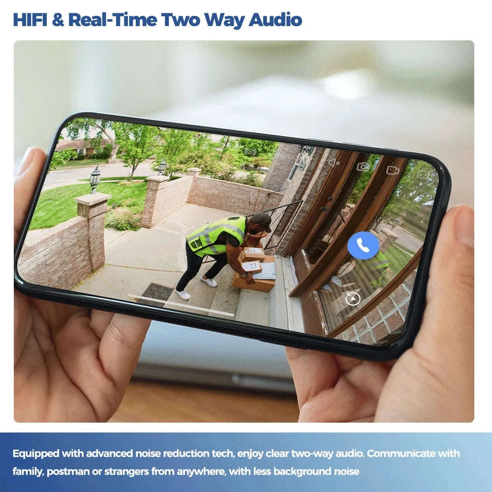 Alevio Outdoor Solar Wireless Security Camera 4MP IP67-Black n 64G / CHINA