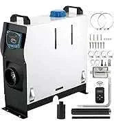All-in-One Diesel Air Heater with Remote Control for RV Truck Van-Default Title