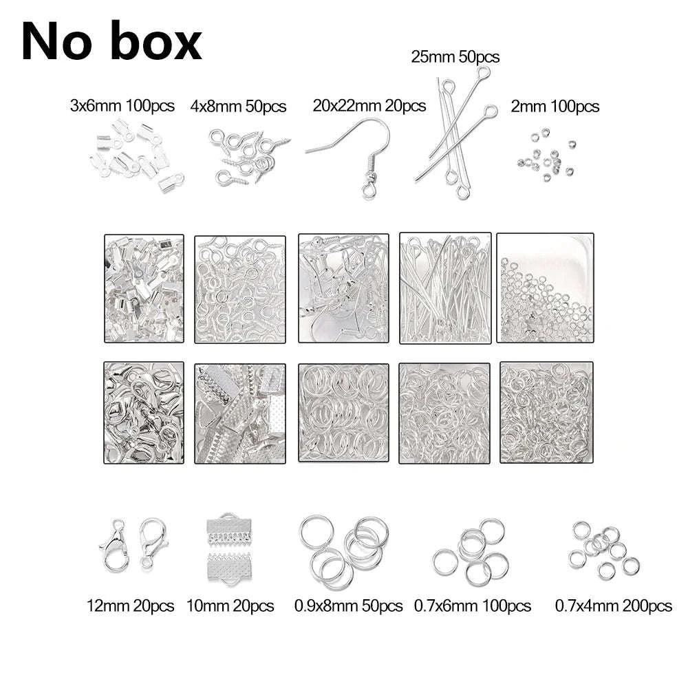 Alloy Jewelry Findings Set for DIY Repairs-Bronze / CHINA