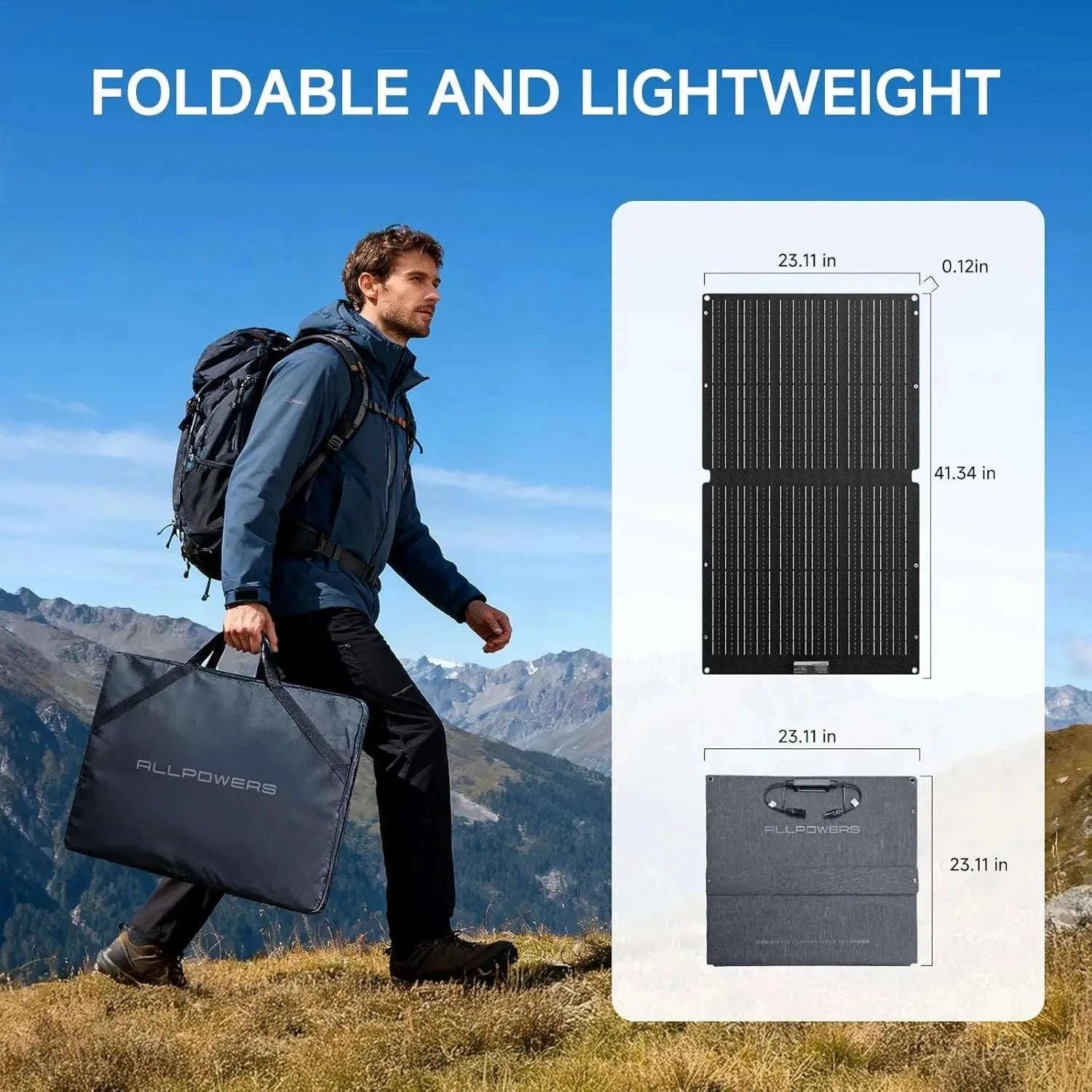 ALLPOWERS SE100 100W Foldable Solar Panel for Portable Power-100W Solarpanel / UNITED KINGDOM