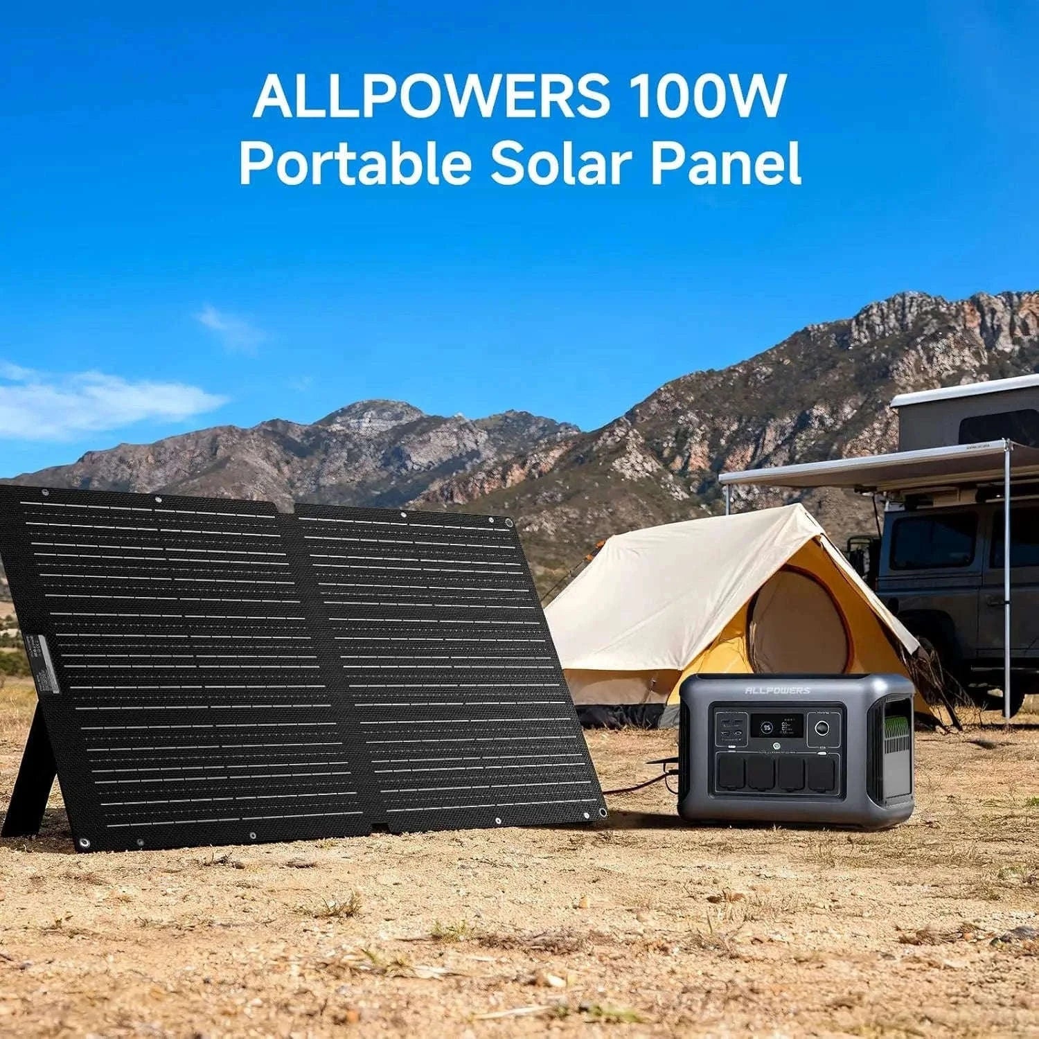 ALLPOWERS SE100 100W Foldable Solar Panel for Portable Power-100W Solarpanel / UNITED KINGDOM