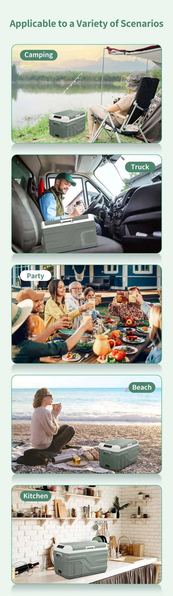 Alpicool Portable Car Refrigerator Freezer 25L 35L 45L-45L / United States