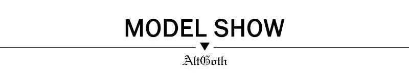 AltGoth Harajuku Punk Hollow-Out Bat Dress-M / Black