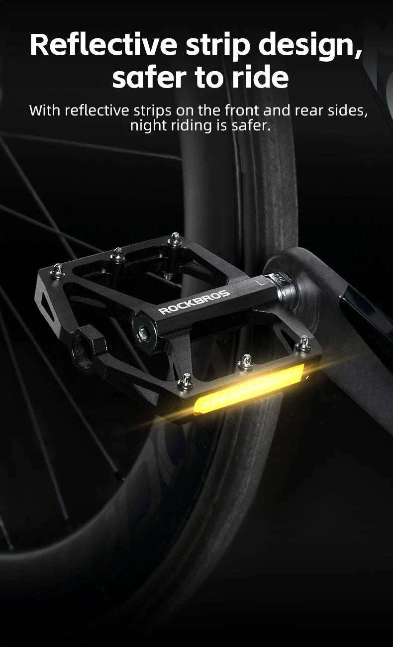Aluminum Alloy Bicycle Pedals for MTB and Road Riding-37210003004