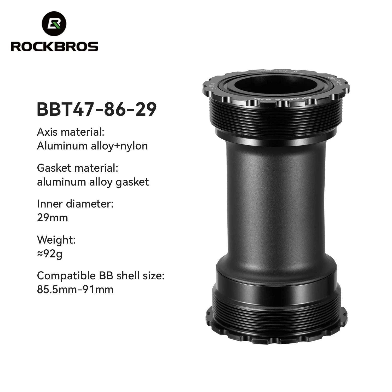 Aluminum Alloy Bike Bottom Bracket Sealed Bearing for MTB Road-BBT47-86-29