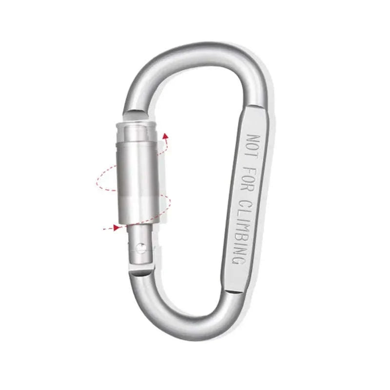 Aluminum Alloy D-Type Locking Carabiner Clip-yin se / United States